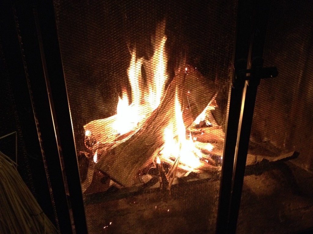 First fire of season