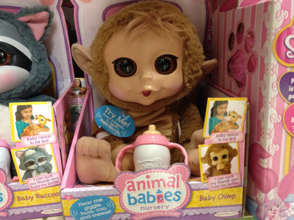 Creepy monkey toy