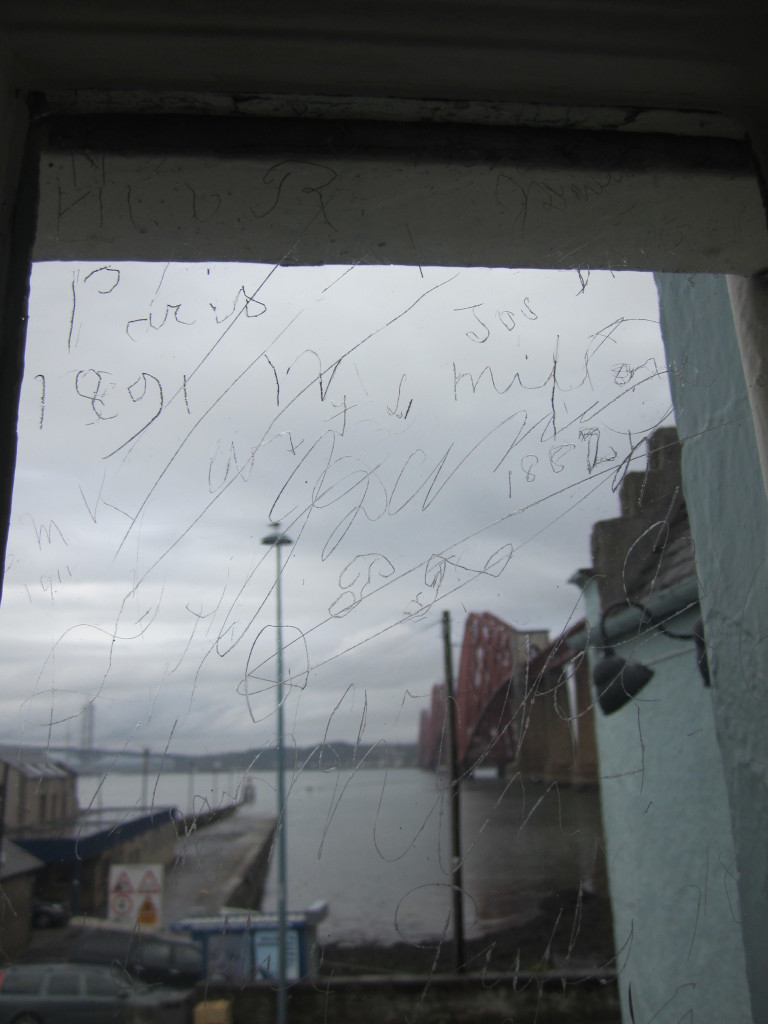 Scotland - window graffiti