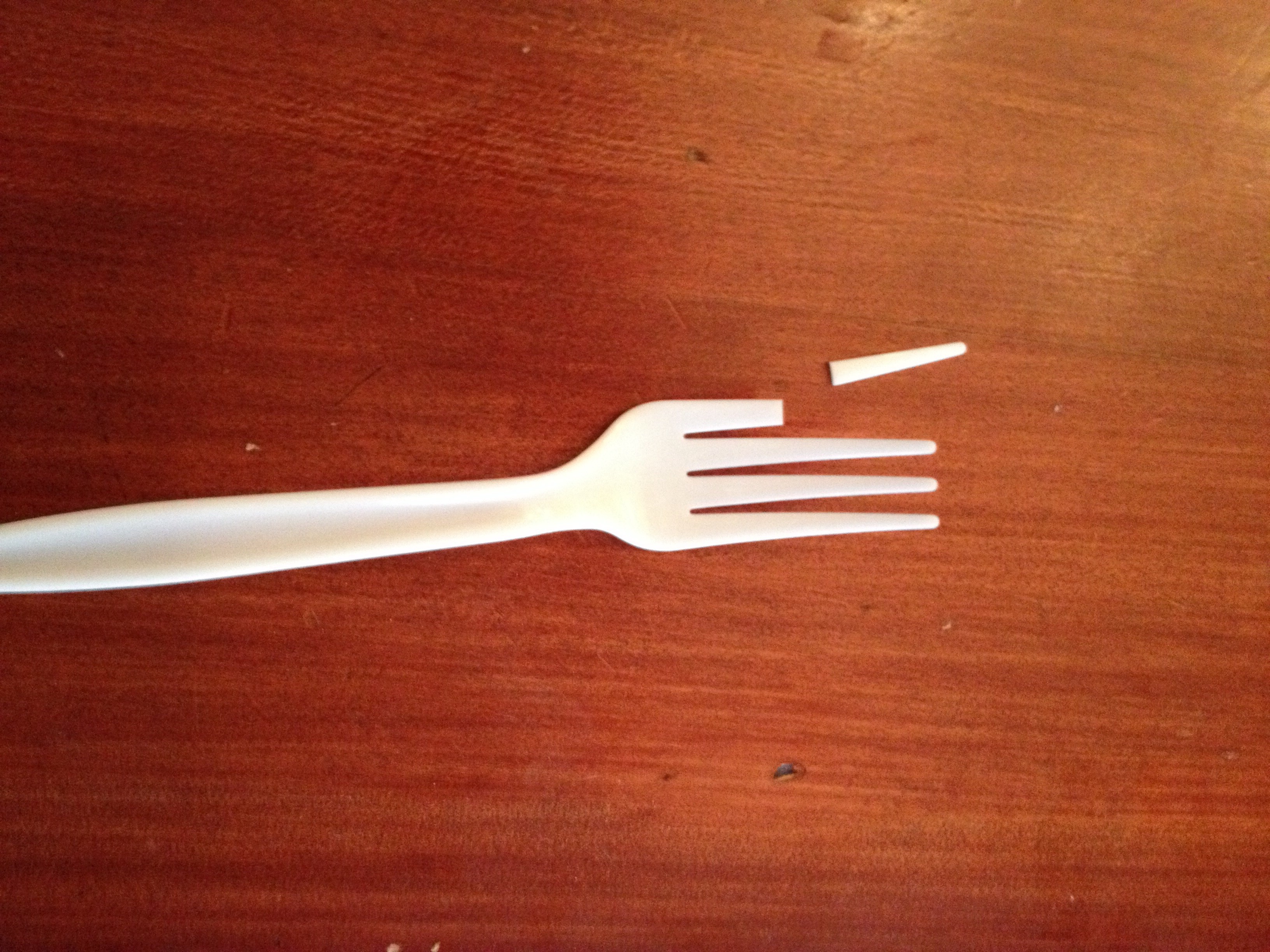 Broken fork